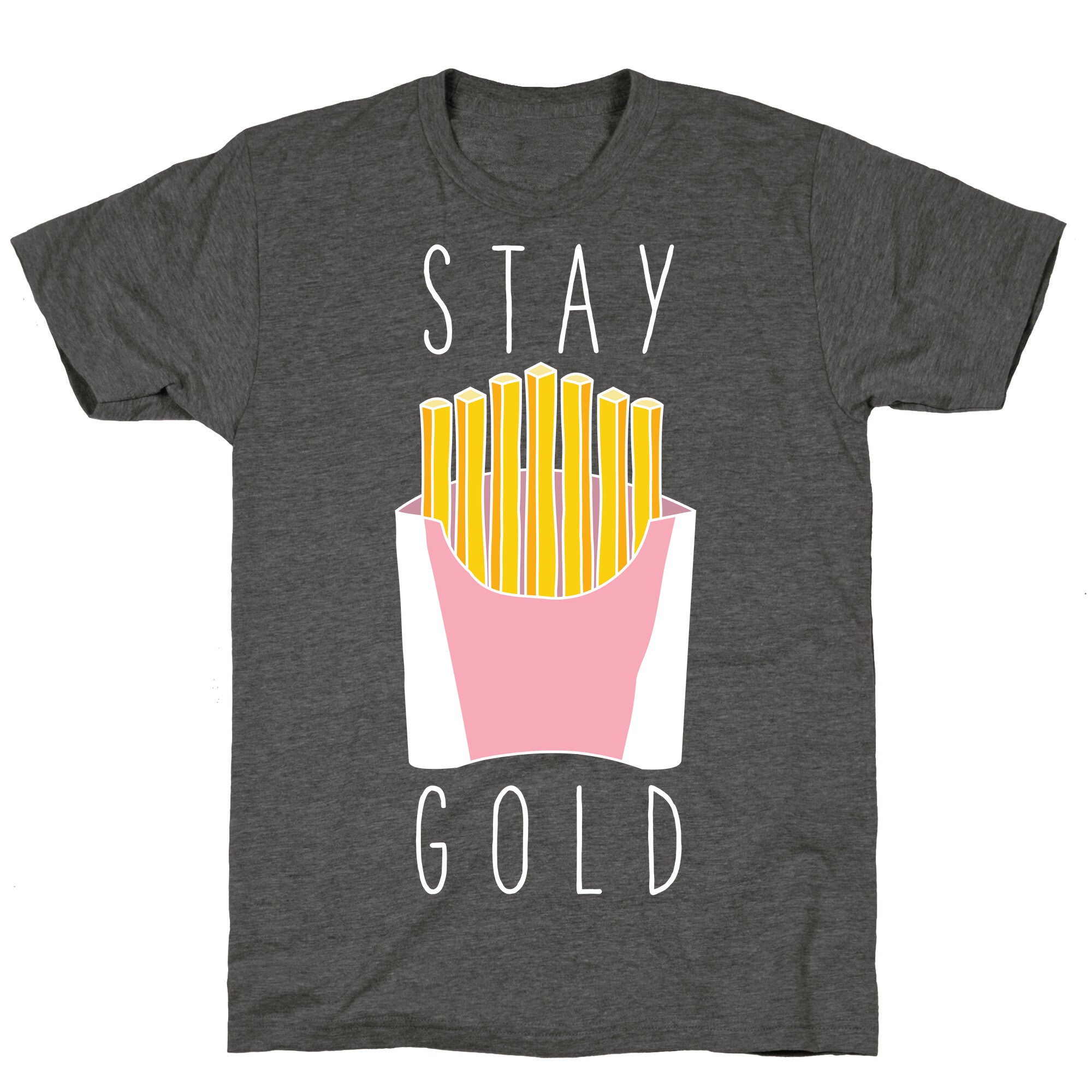 Stay Gold Pink Unisex Triblend Tee